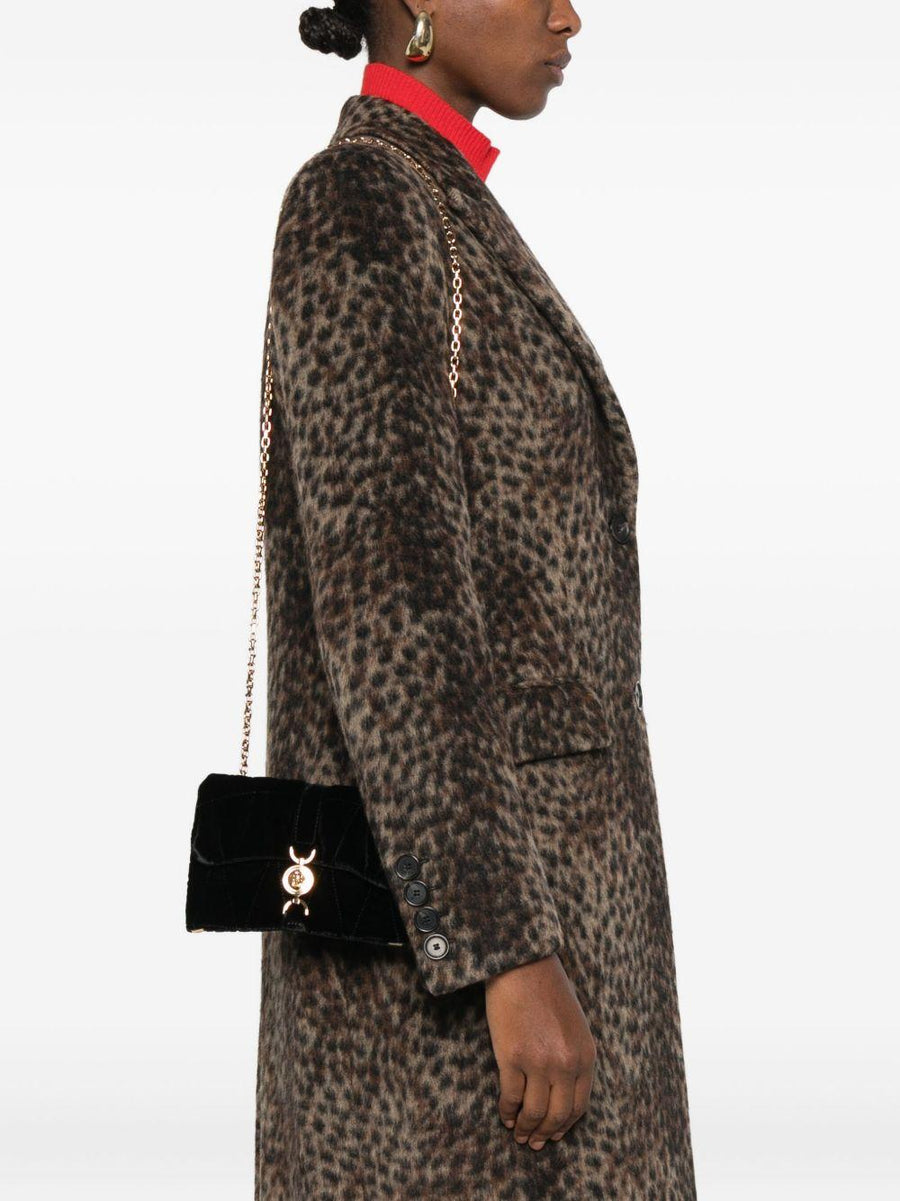 Versace Kleio Clutch — Black Viscose