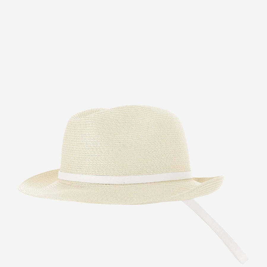 Filippo Catarzi Cat40 Paper Blend Sun Hat — Beige
