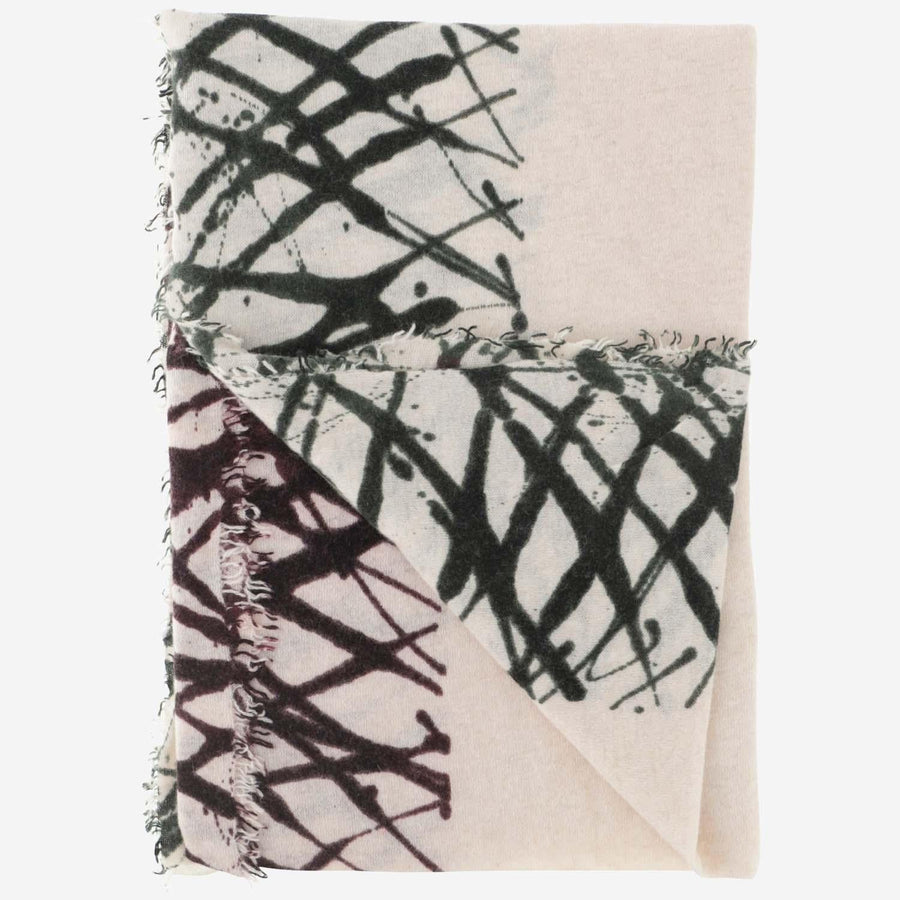 Faliero Sarti Siox Scarf — Ivory Cashmere Scarfs