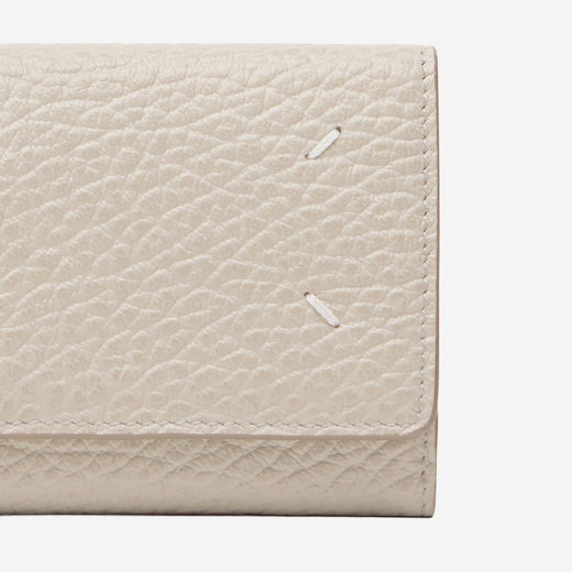 Maison Margiela Quilted Cowhide Wallet — Ivory & Purses