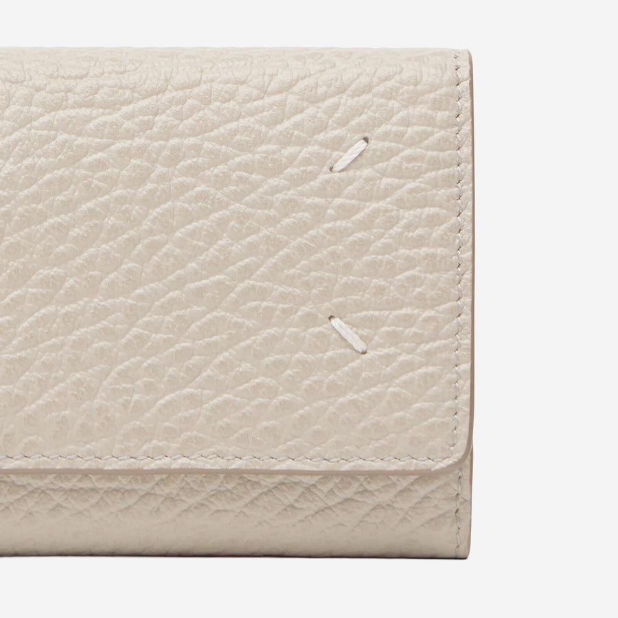 Maison Margiela Quilted Cowhide Wallet — Ivory & Purses