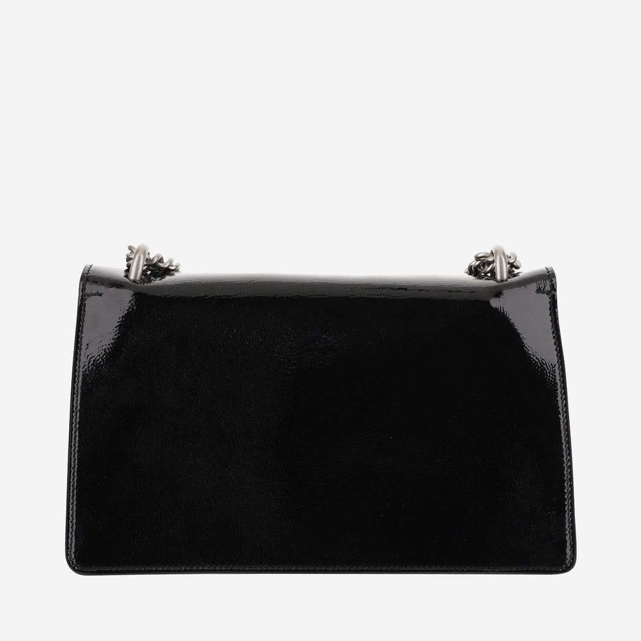 Gucci Dionysus Shoulder Bag — Black Patent Leather