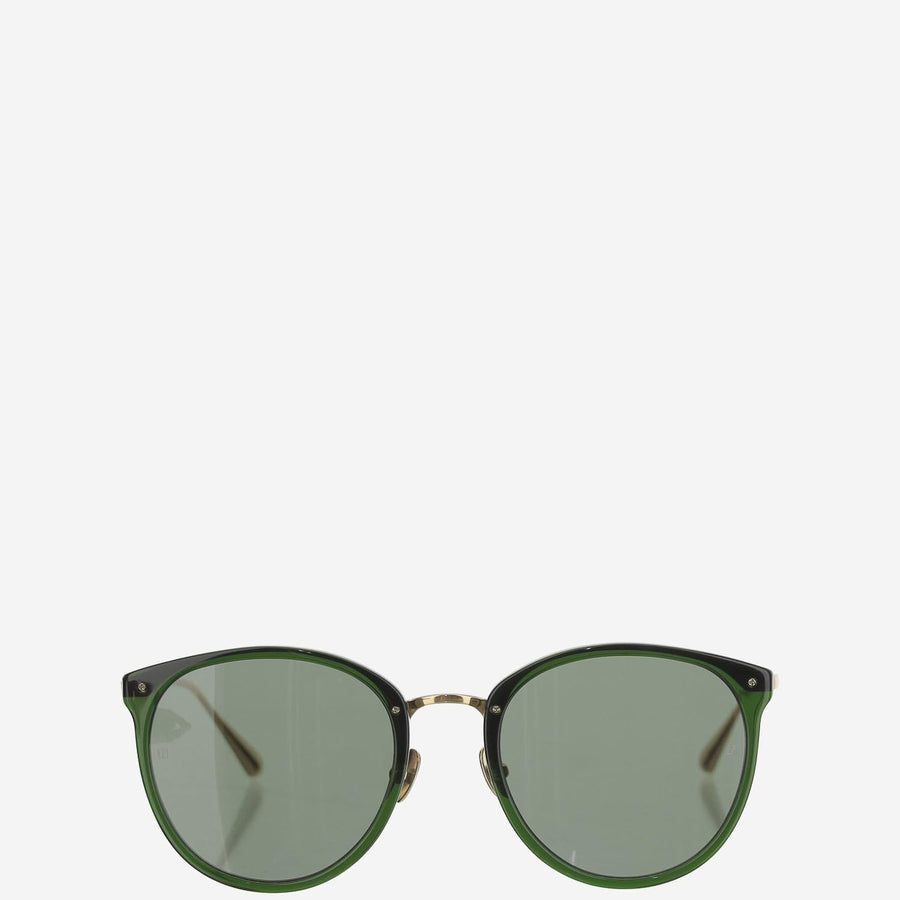 Linda Farrow Lfl251c100sun Sunglasses — Green Acetate