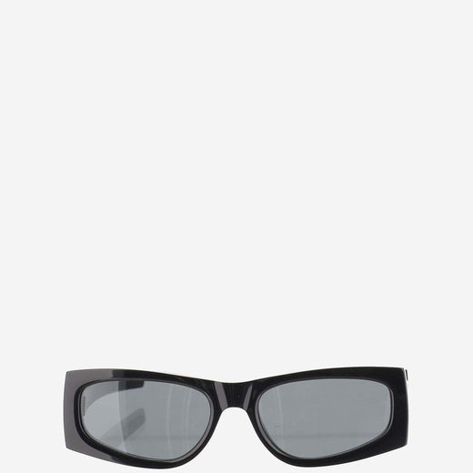 Saint Laurent 803745 Logo-Embroidered Acetate Sunglasses — Black