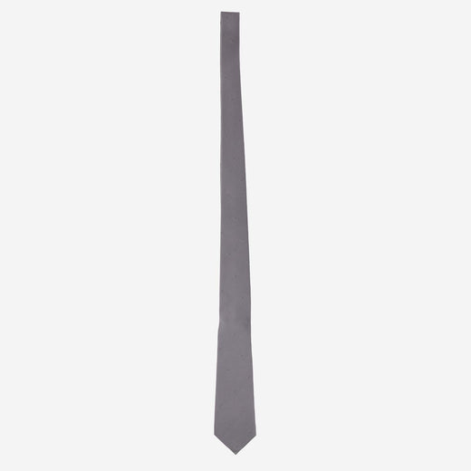 Gucci Silk Jacquard Double G Necktie — Gray Neckties