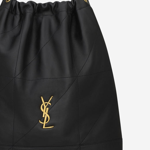 Saint Laurent Jamie Shoulder Bag — Black Lambskin Leather