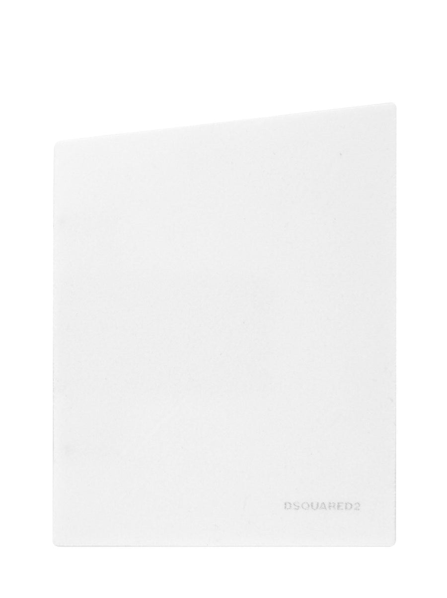 Dsquared2 Cotton Pocket Square — White Accessory