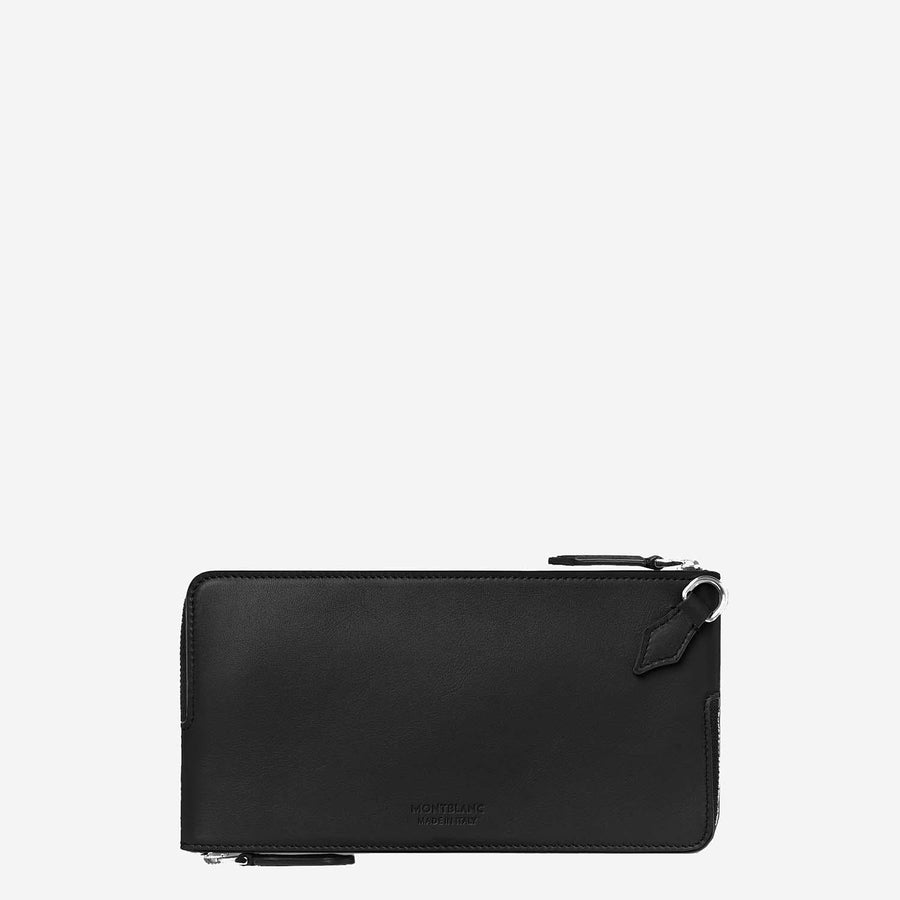 Montblanc Leather Smartphone Organizer Travel Wallet — Black