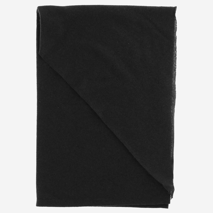 Faliero Sarti Adeli Scarf — Black Cashmere Scarfs
