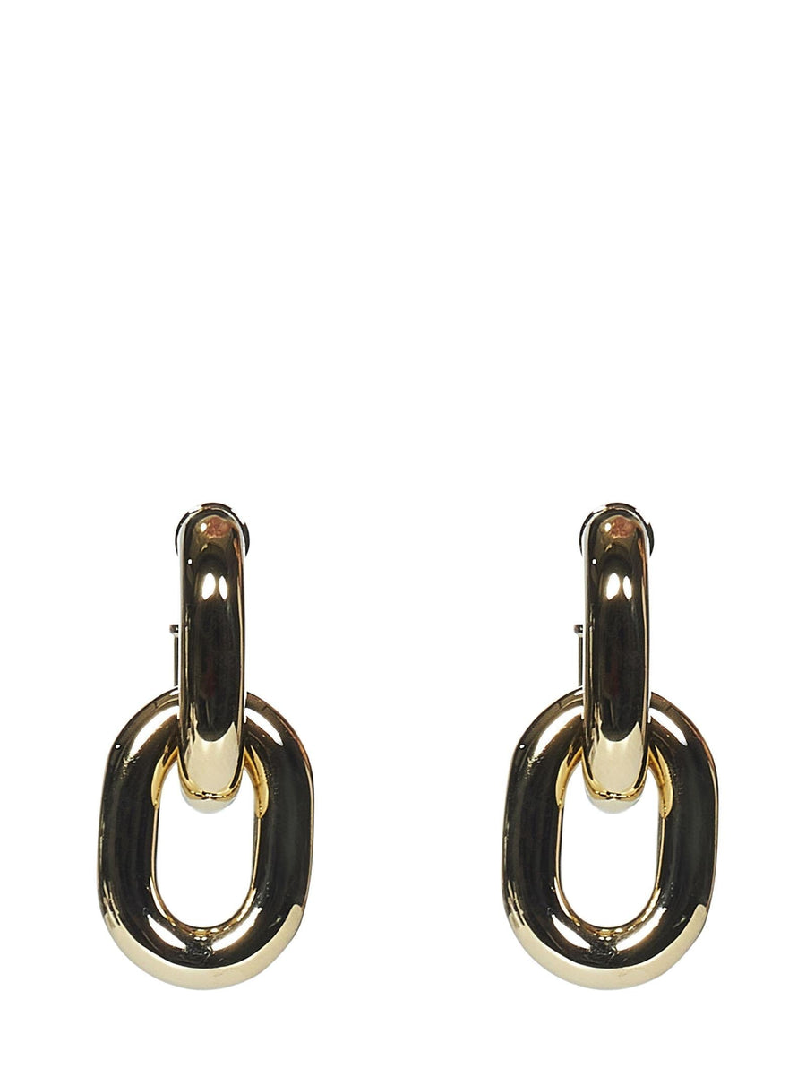 Rabanne Xl Link Earrings — Gold Brass