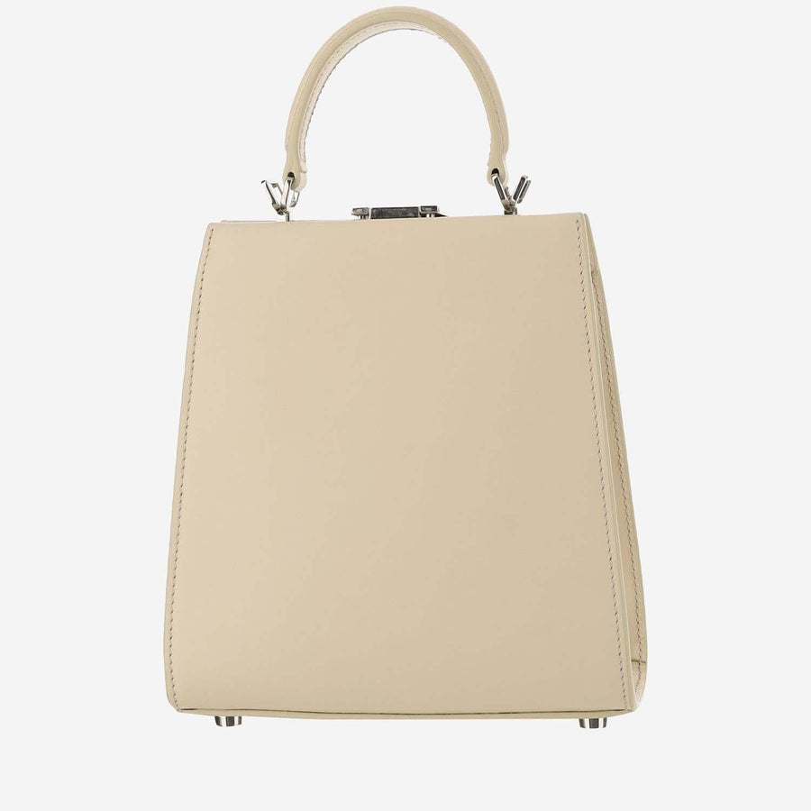 Armarium Top Handle Bag — Ivory Leather