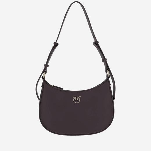 Pinko Shoulder Bag — Bordeaux Leather