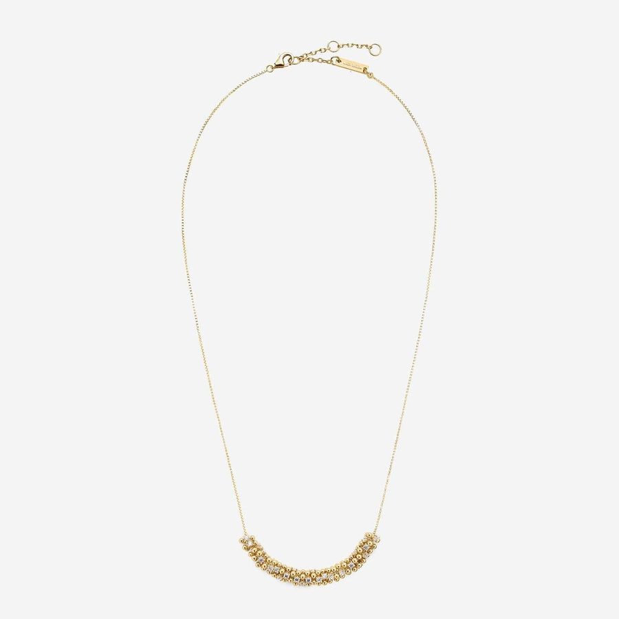 Bottega Veneta Gold-Plated Sterling Silver Necklace — Gold Necklaces
