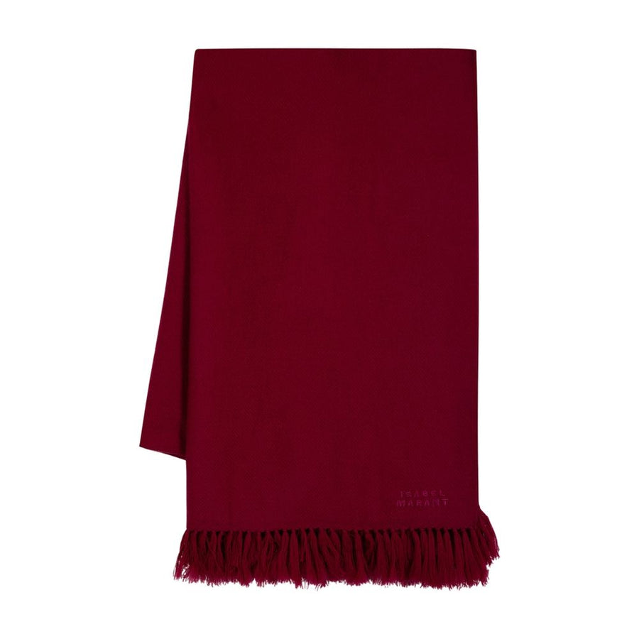 Isabel Marant Scarf — Purple Cotton Scarfs