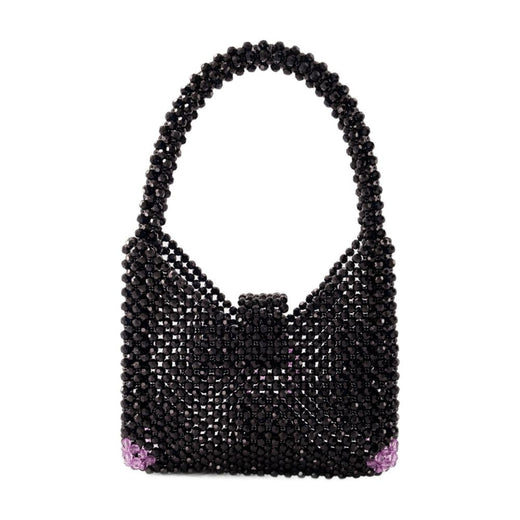 Germanier Beaded Hobo Bag — Black Others