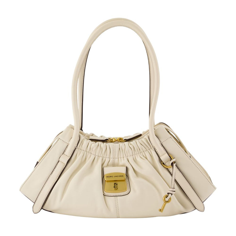 Marc Jacobs The Satchel Shoulder Bag — Beige Lambskin