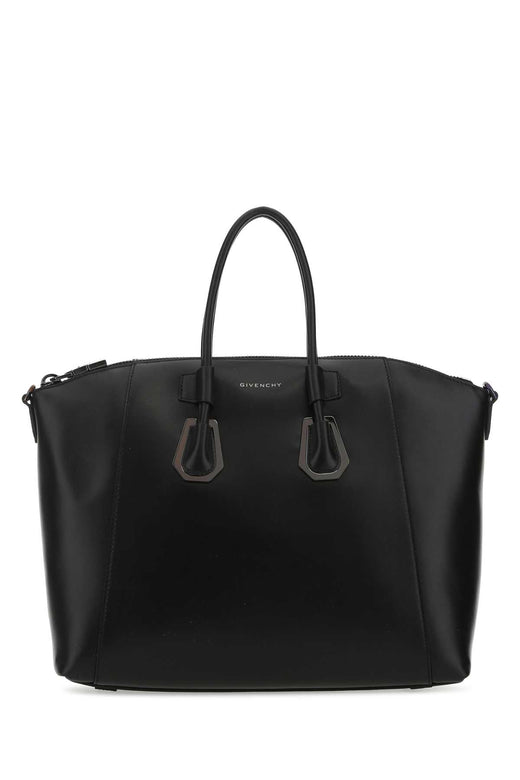 Givenchy Calf Leather Tote Bag — Black