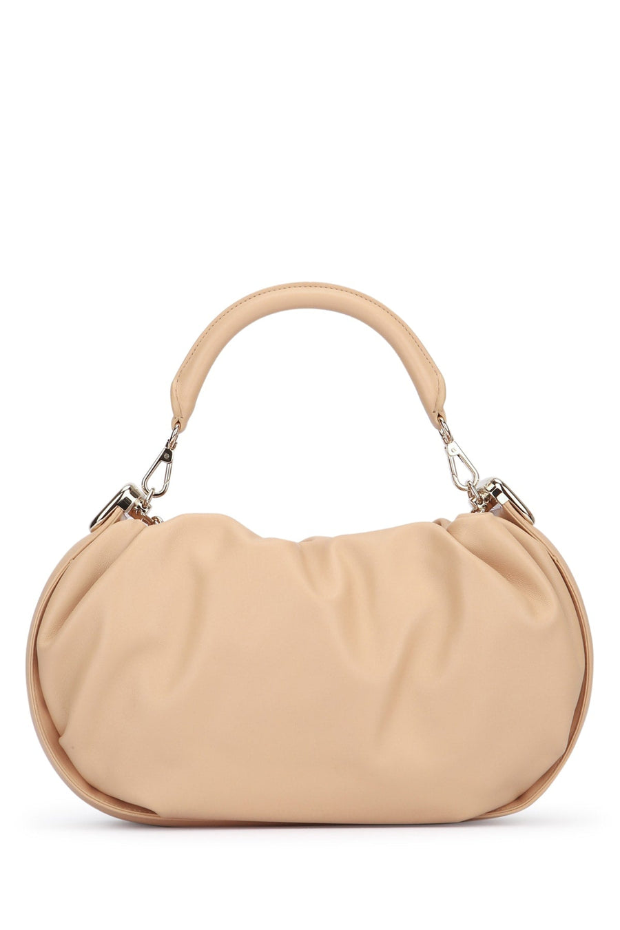 Roger Vivier Quilted Leather Shoulder Bag — Beige