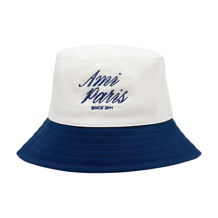 Ami Paris Uha682.aw0041-A042 Bucket Hat — Multicolor Cotton
