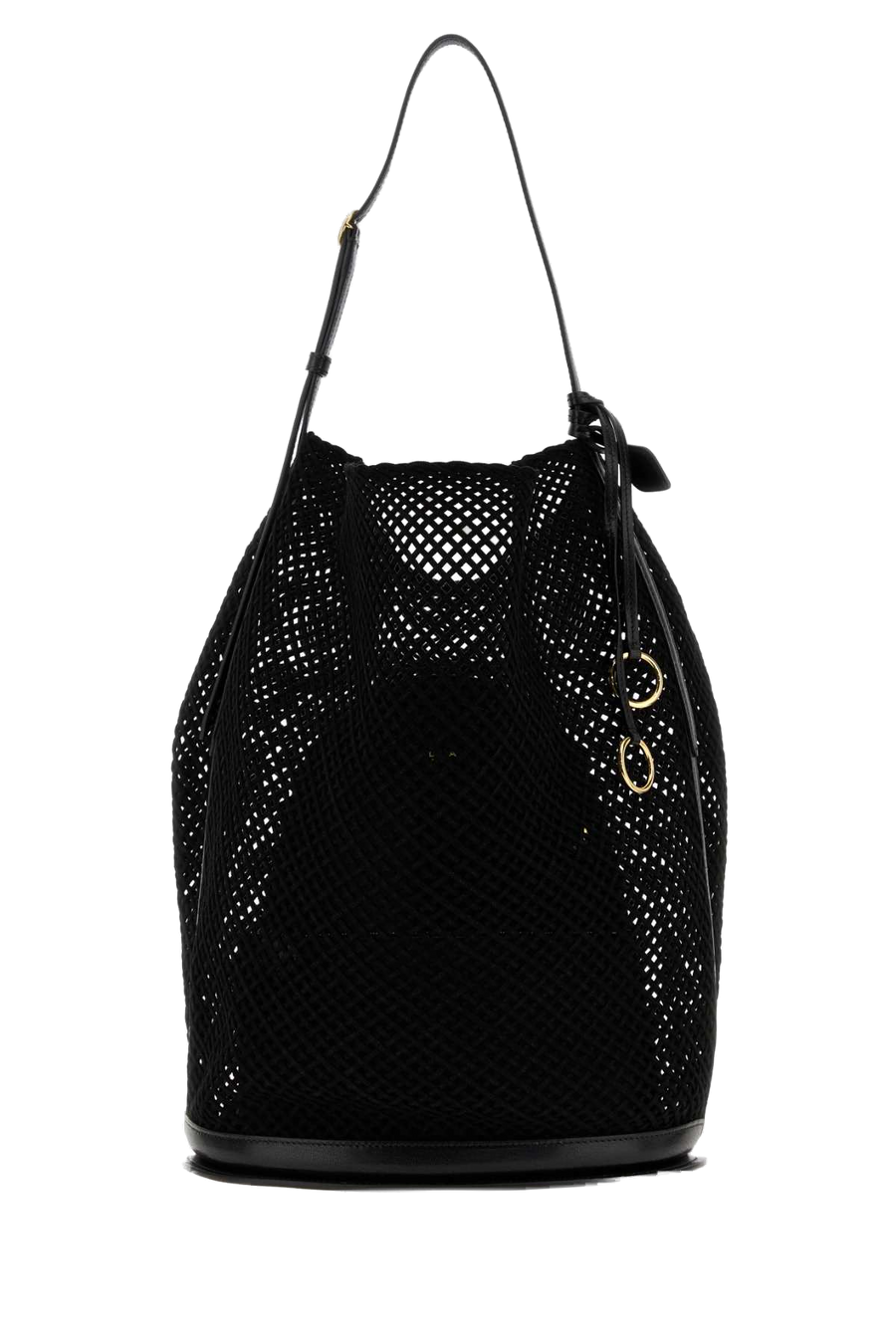 Alaia Le Hip Bucket Bag — Black