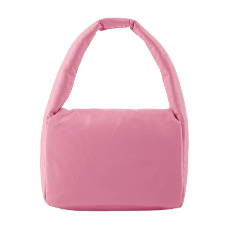 Balenciaga Monaco Sling Shoulder Bag — Pink Calfskin