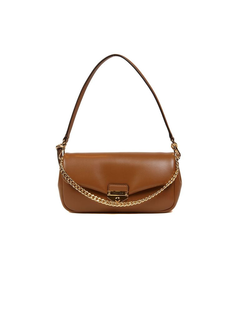 Michael Kors Crossbody Bag — Brown Polyvinyl Chloride