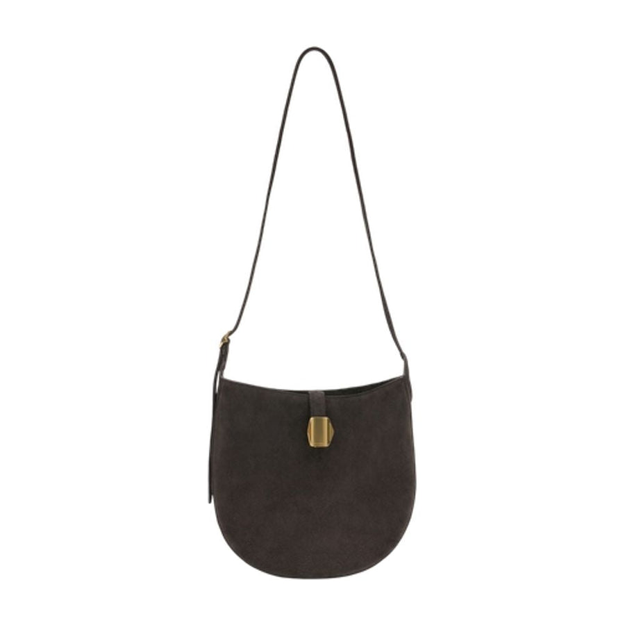 Officine Générale Leather Shoulder Bag — Brown Cowhide