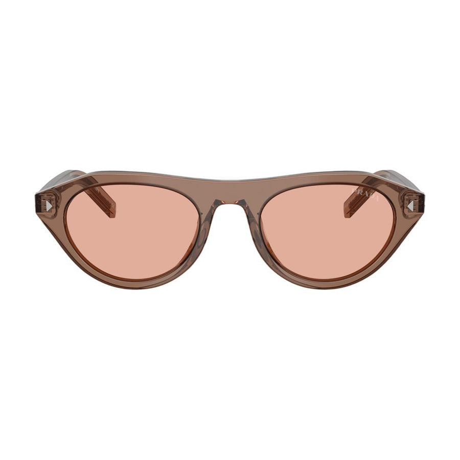 Prada 0prb15s-28i50w51 Sunglasses — Brown Acetate