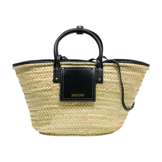 Jacquemus Tote Bag — Beige Raffia