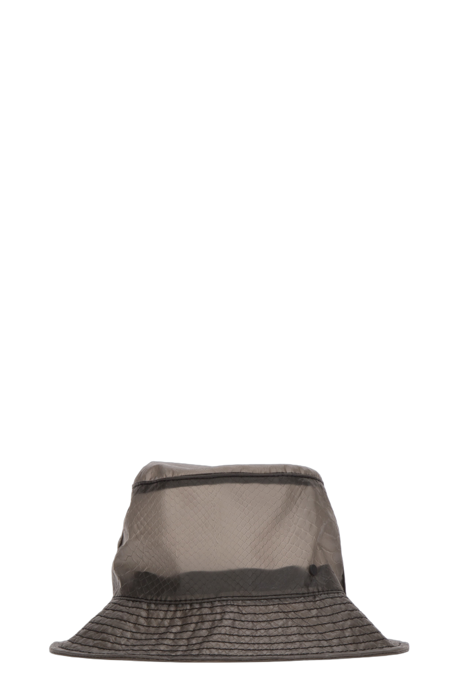 Maison Michel Paris 2072018001 Mesh-Panelled Bucket Hat — Gray