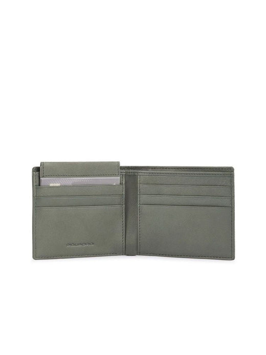 Piquadro Recycled Polyester Wallet — Green