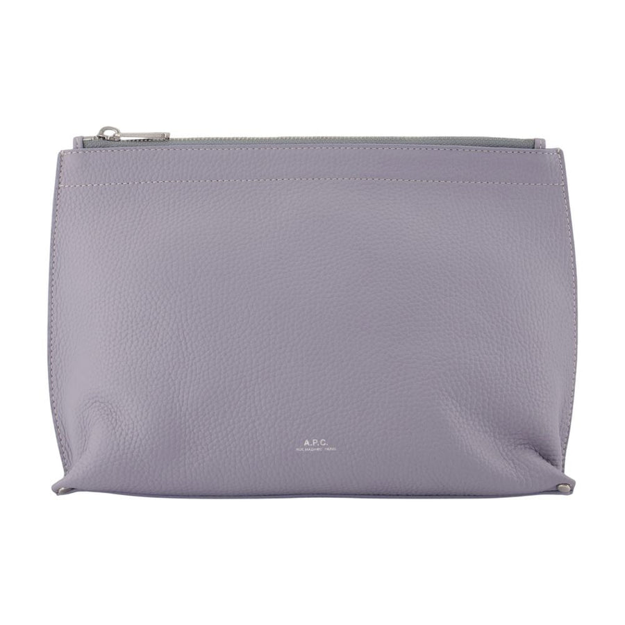 A.p.c. Toiletry Bag — Purple Cowhide Wallet