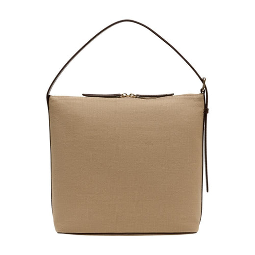 A.p.c. Vera Shoulder Bag — Beige Calfskin