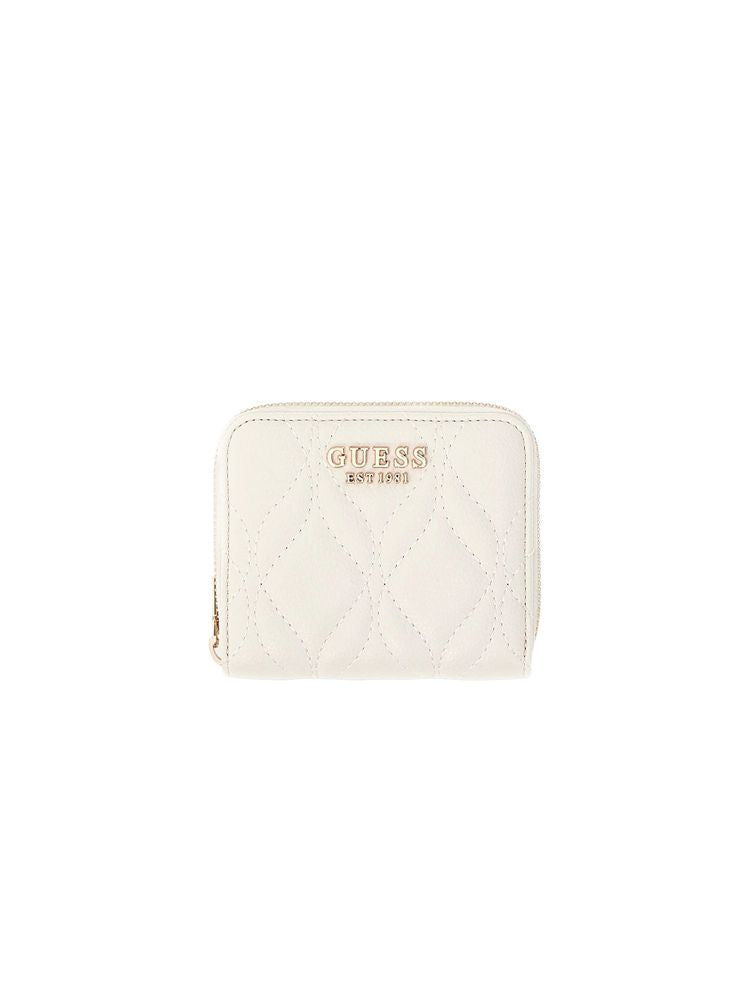 Guess Maxine Wallet — White Polyurethane