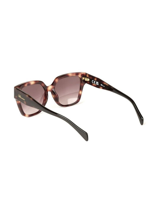 Blumarine Sbm905 Havana Brown Acetate Sunglasses —