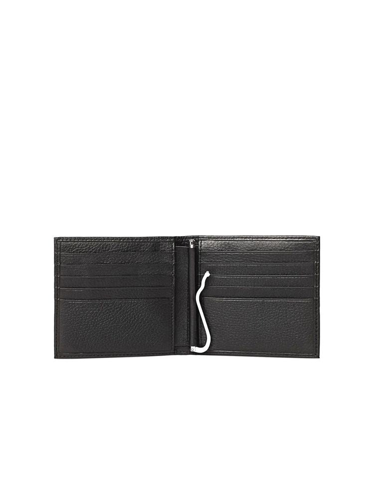 Piquadro Modus Restyling Wallet — Black Leather