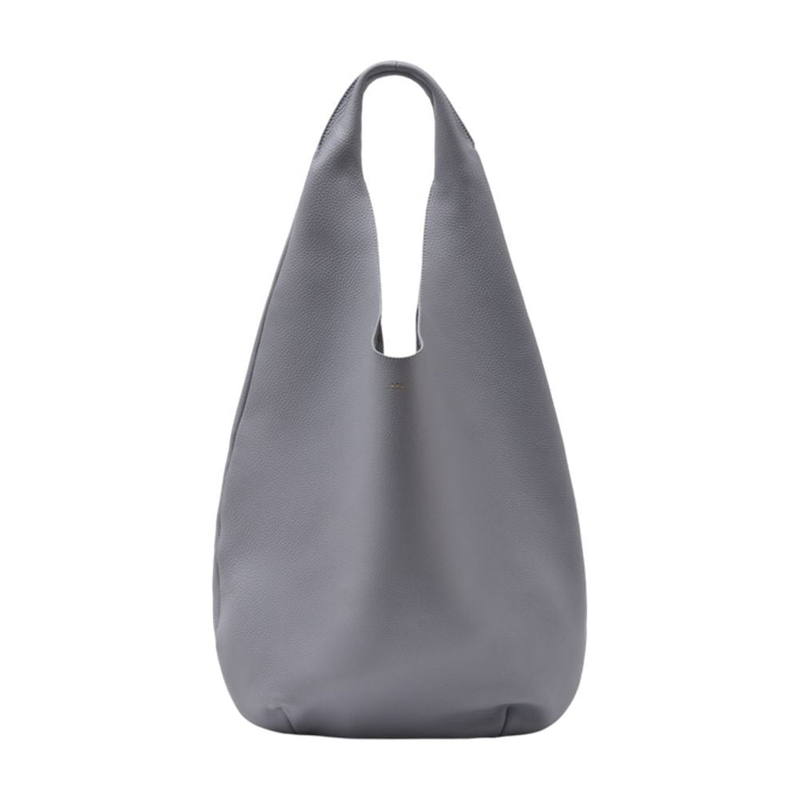 A.p.c. Le Neige Shoulder Bag — Gray Cowhide