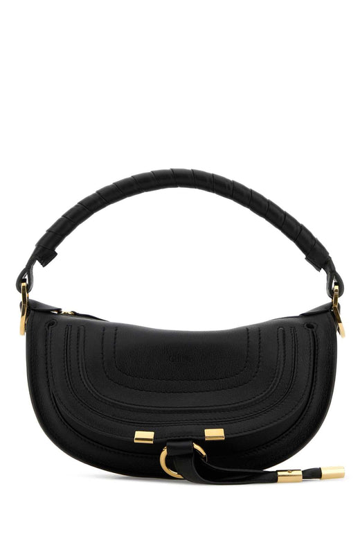 Chloé Marcie Shoulder Bag — Black