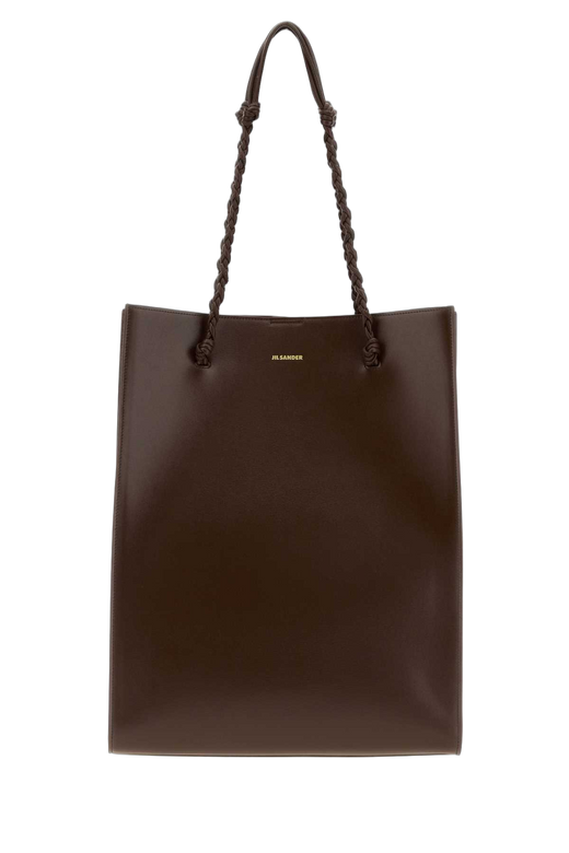 Jil Sander Leather Tote Bag — Brown