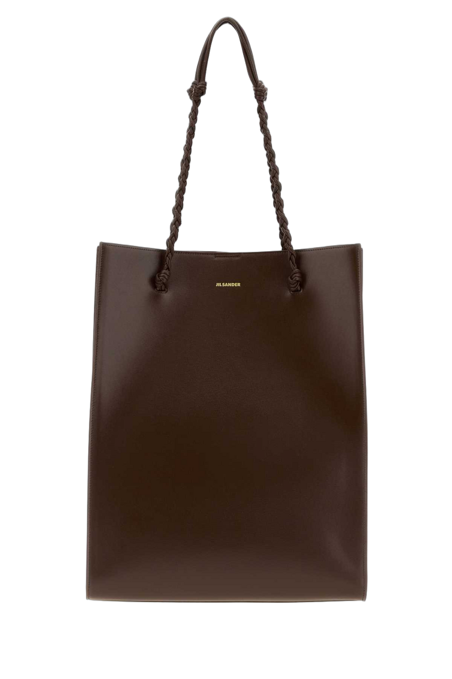 Jil Sander Leather Tote Bag — Brown