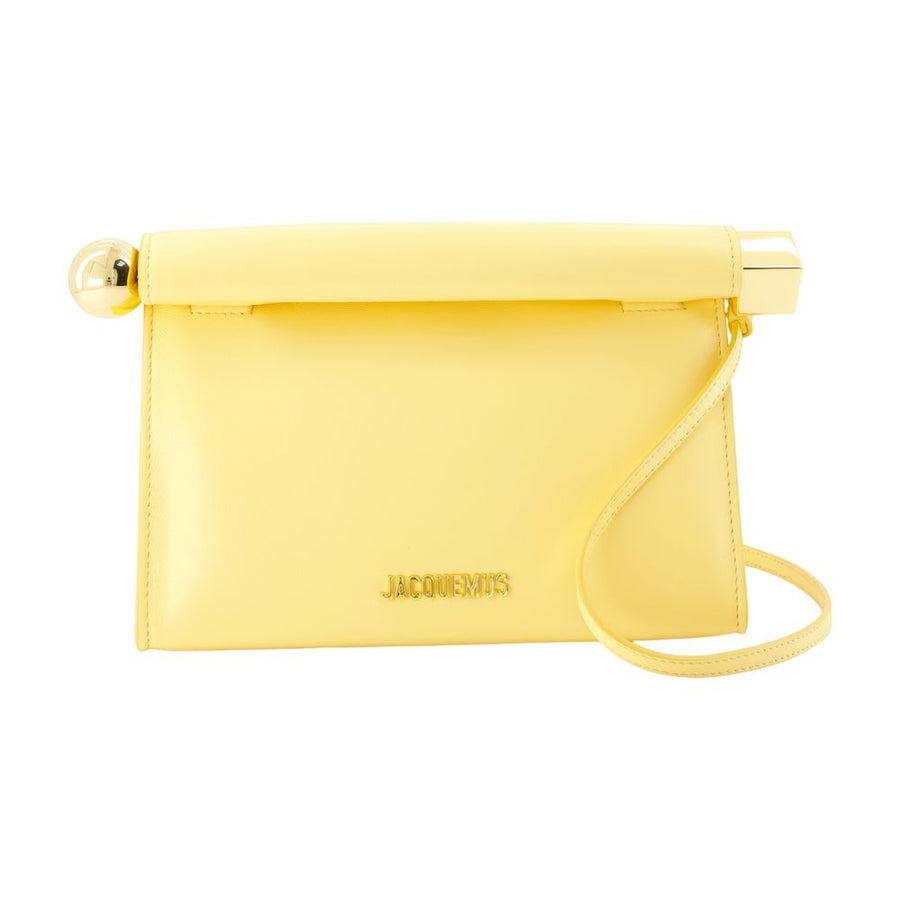Jacquemus Shoulder Bag — Yellow Lambskin