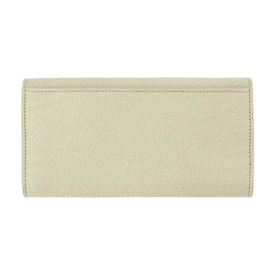 Burberry Chess Wallet — Beige Calfskin Accessories /
