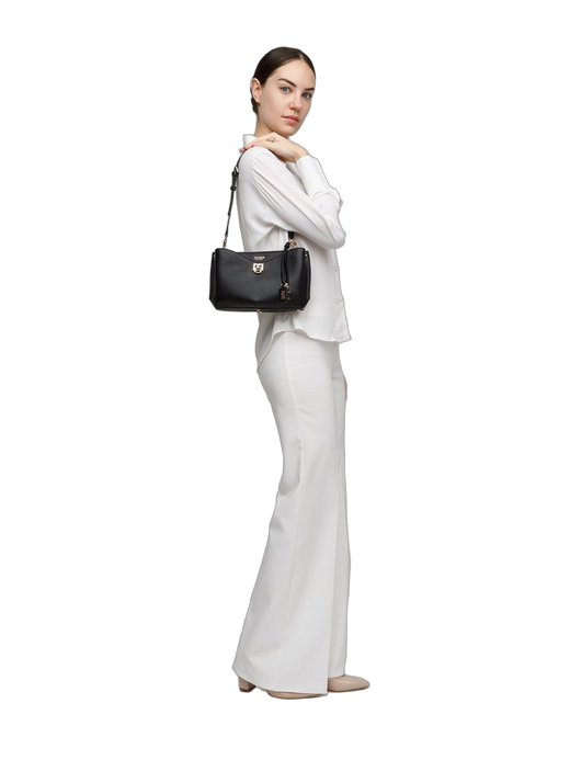 Guess Shoulder Bag — Black Polyurethane
