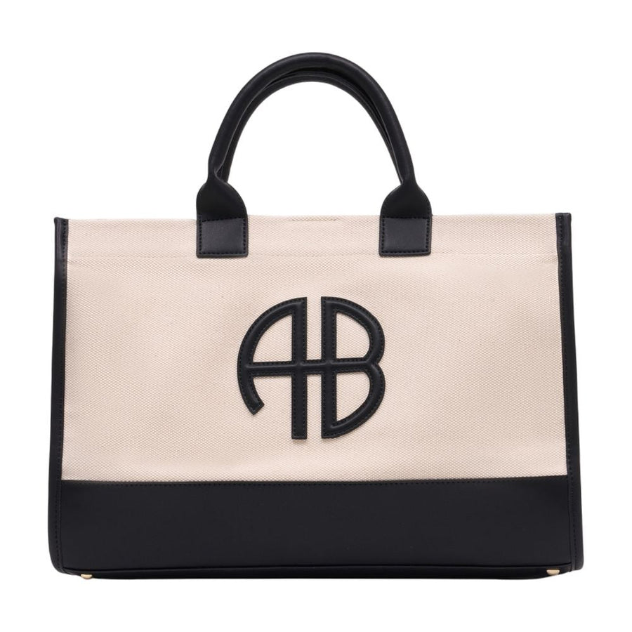 Anine Bing Tote Bag — Beige Cotton