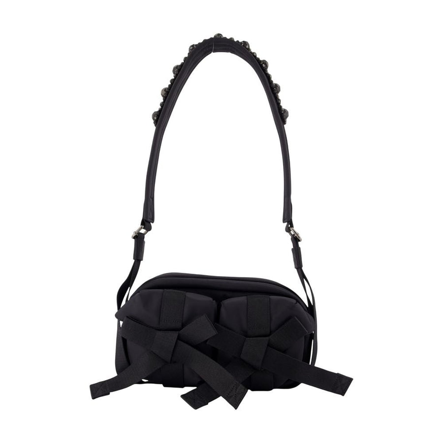 Simone Rocha Crossbody Bag — Black Nylon