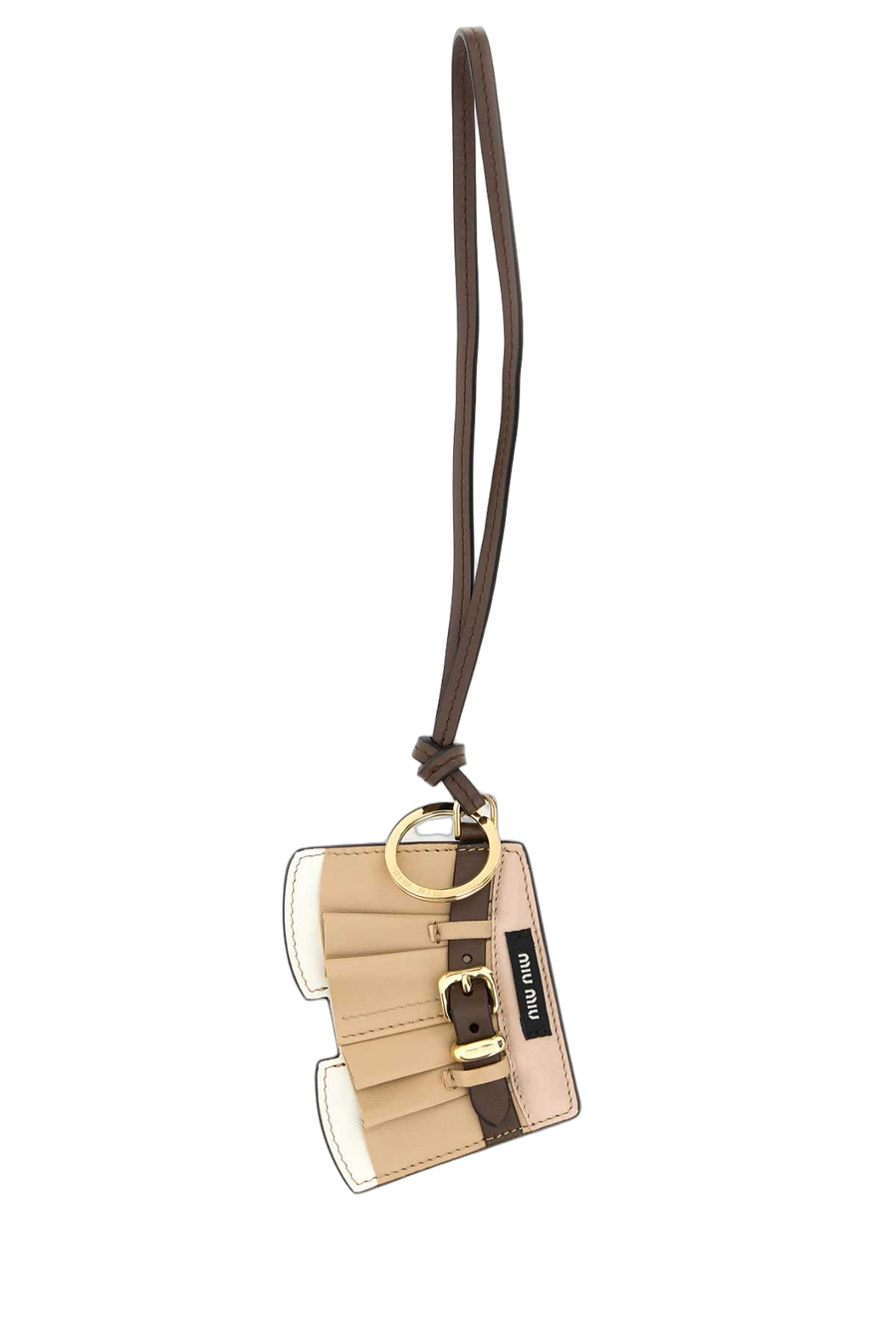 Miu Miu Quilted Leather Coin Purse — Beige Purses