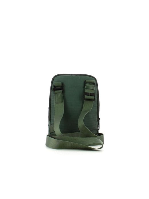Piquadro Recycled Polyester Mini Crossbody Bag — Green