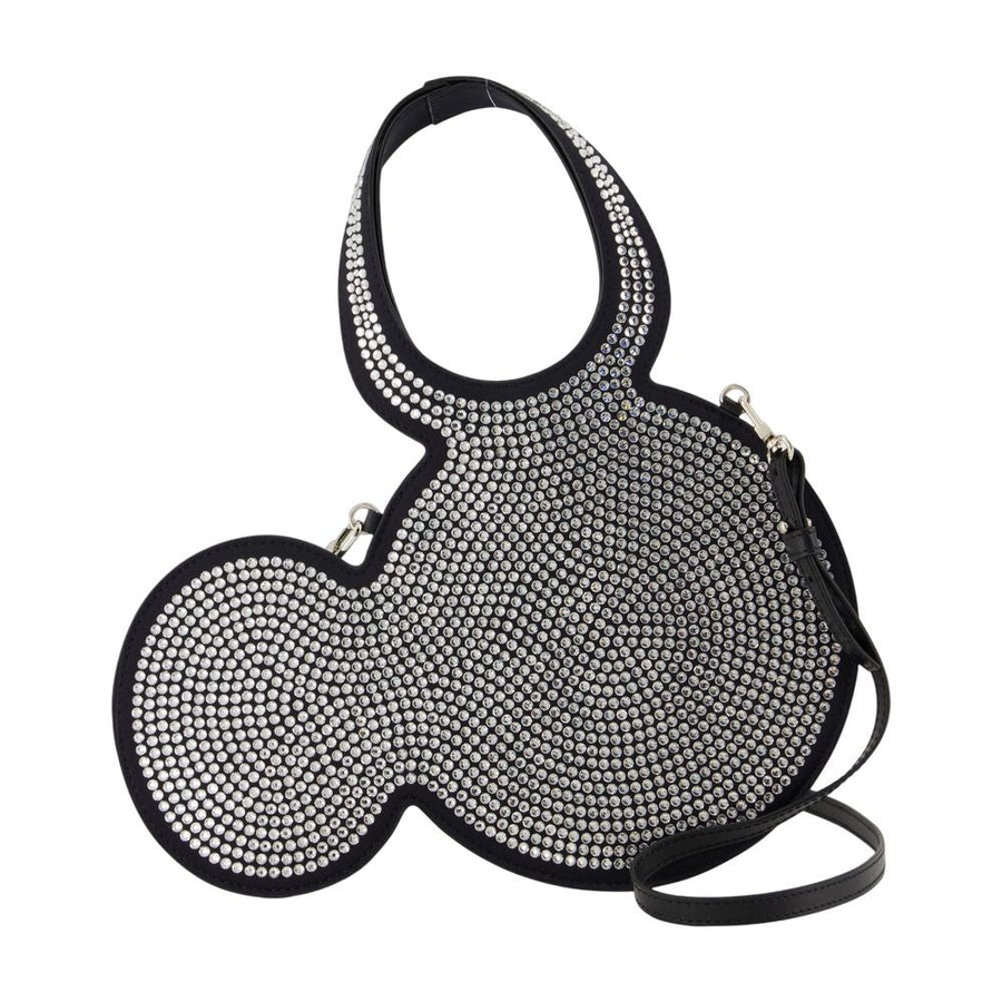 Coperni Disney Shoulder Bag — Black Silk
