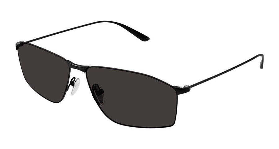 Balenciaga Bb0413s Sunglasses — Black Metal