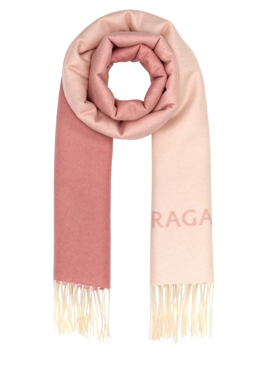 Ferragamo Cashmere Scarf — Pink Exterior: Scarfs